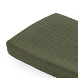 Muslin Changing Pad Cover / Bassinet Sheet - Fern