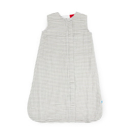 Cotton Muslin Sleeping Bag - Grey Stripe