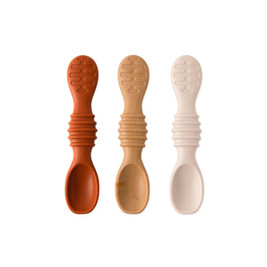 Bumkins Silicone Spoon 3pk - Rocky Road