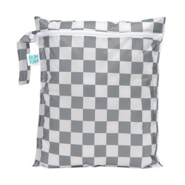Bumkins Wet Bag - Charcoal Check
