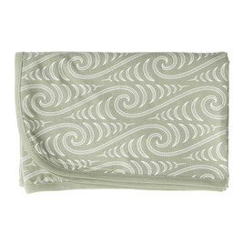 Woolbabe X BO & KO Collab Swaddle Blanket - Flax Ngaru