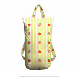 Nestling Large Swim Bag - Lemon Striped Raspberries