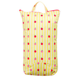 Nestling Large Swim Bag - Lemon Striped Raspberries