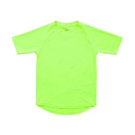 Nestling Neon Swim Short Sleeve Rash Vest - Neon Green