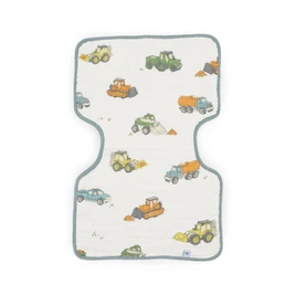 Muslin Burp Cloth - Work Trucks