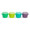 Melii Snap & Go Pods 4 Pack - 6 oz - Multicolour