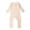 Woolbabe Organic Cotton/Merino Toddler Henley Suit - Natural Marl