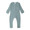 Woolbabe Organic Cotton/Merino Toddler Henley Suit - Tide Marl