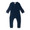Woolbabe Organic Cotton/Merino Toddler Henley Suit - Tekapo Marl