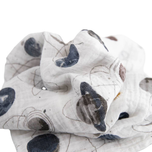 Little Unicorn Single Cotton Muslin Swaddle - Planetary