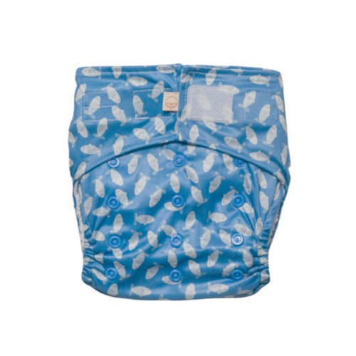 Nestling Simple Nappy Complete - Blue Fish