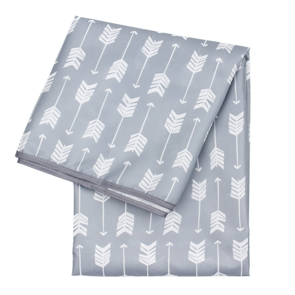 Bumkins Waterproof Splat Mat - Grey Arrow