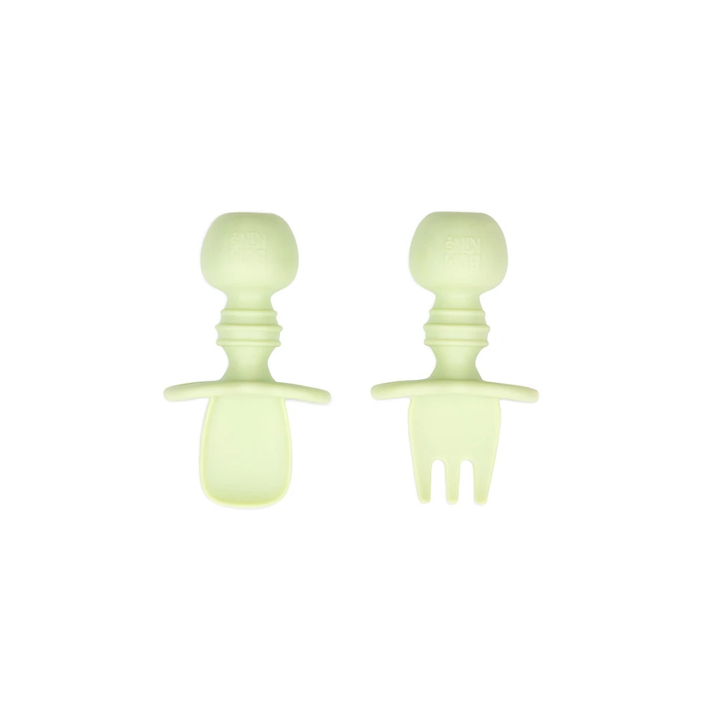 Bumkins Silicone Chewtensils - Sage