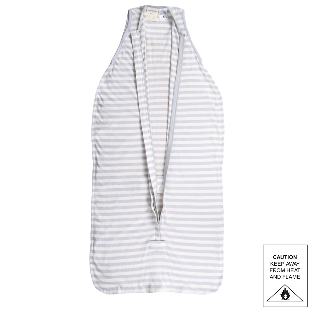 Woolbabe Summer Merino/Organic Cotton Sleeping Bag - Pebble