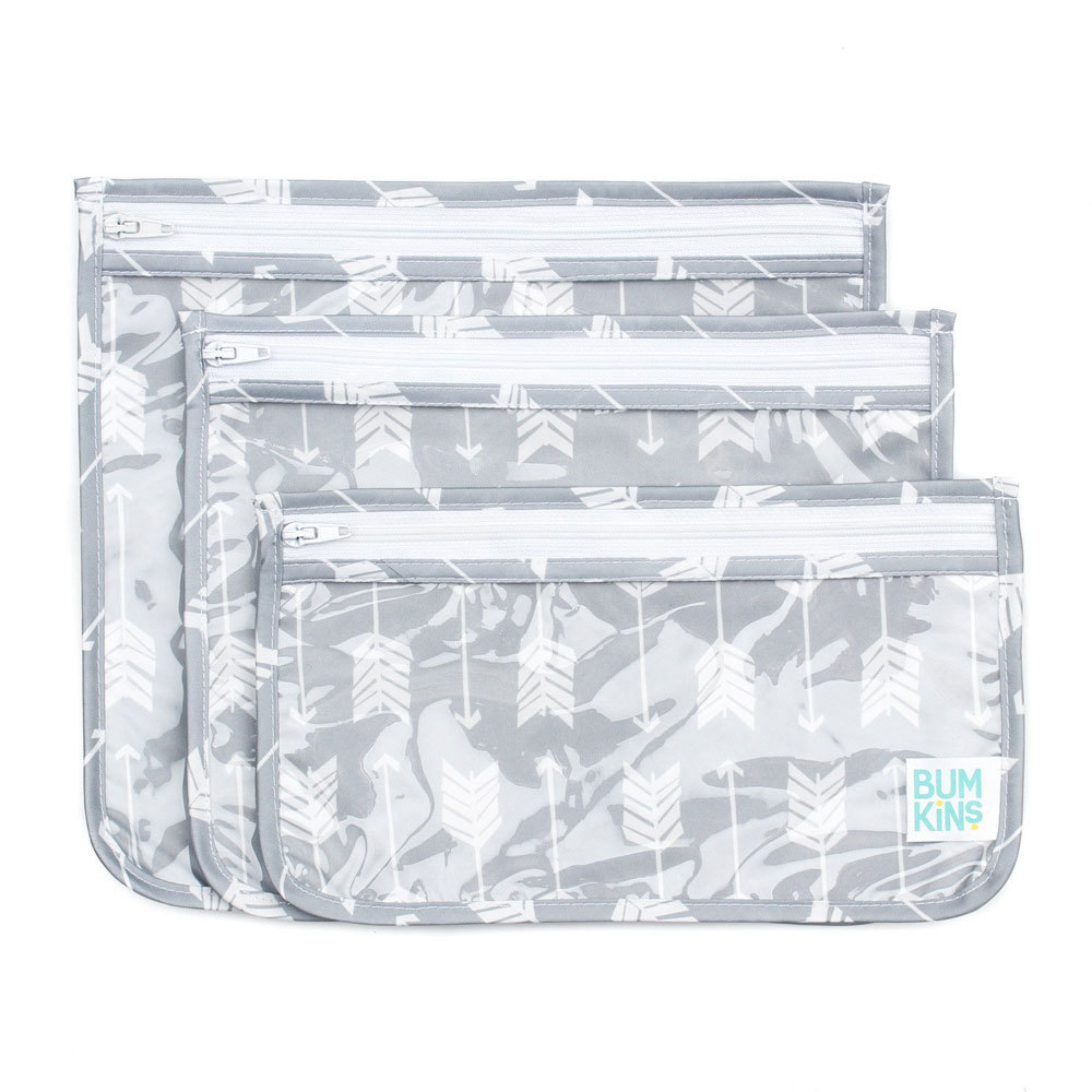 Clear Travel Bag 3pk - Arrow