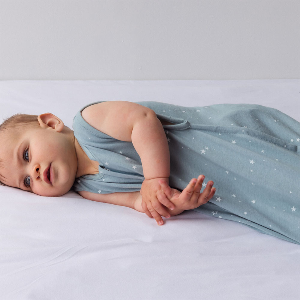 Woolbabe Summer Merino/Organic Cotton Sleeping Bag - Tide Stars