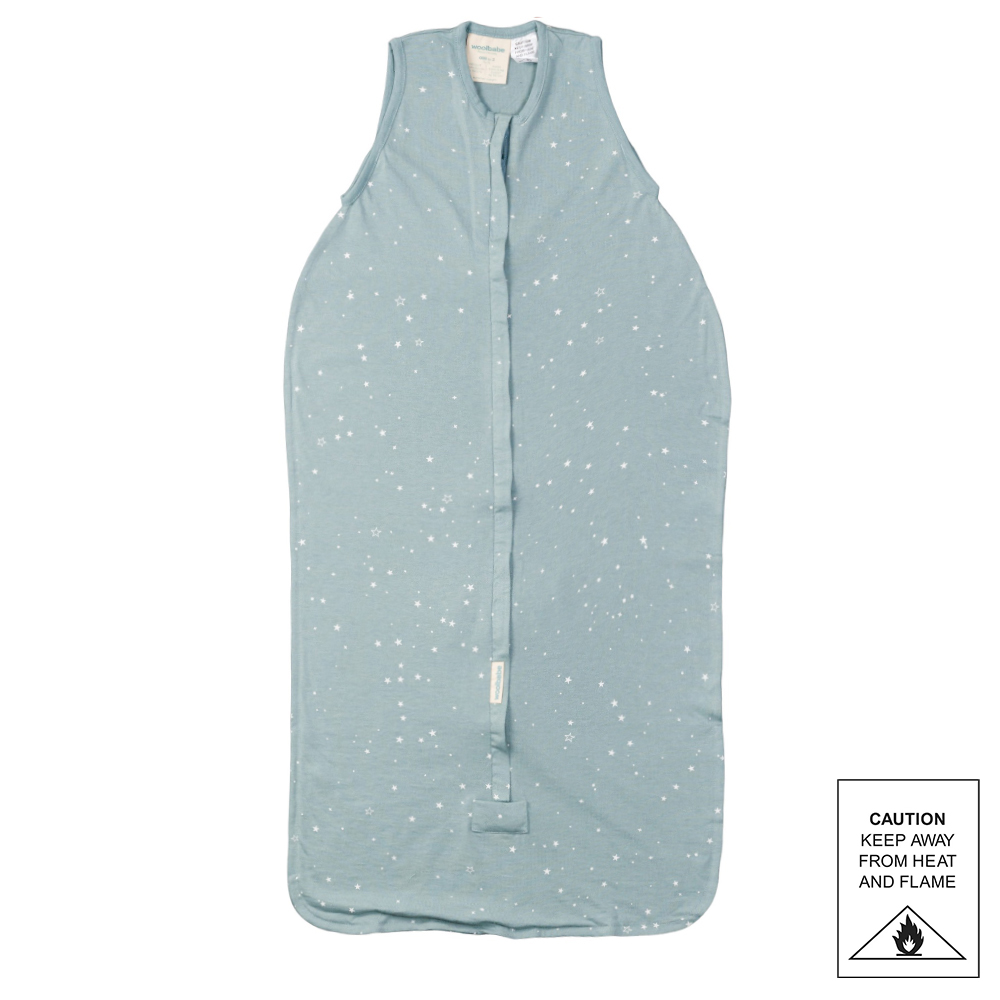 Woolbabe Summer Merino/Organic Cotton Sleeping Bag - Tide Stars