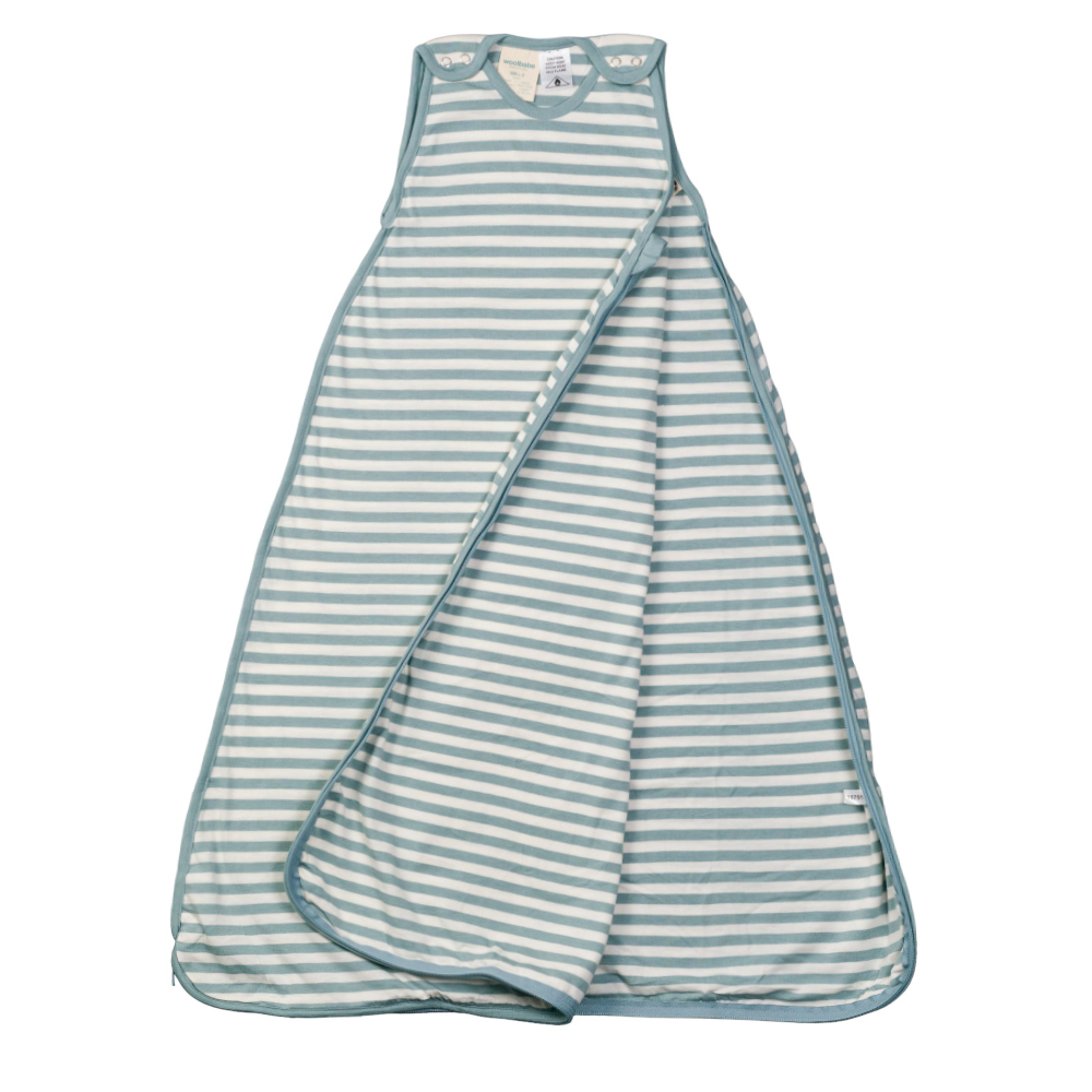 Woolbabe 3 Seasons Hip Dysplasia Merino/Organic Cotton Sleeping Bag - Tide