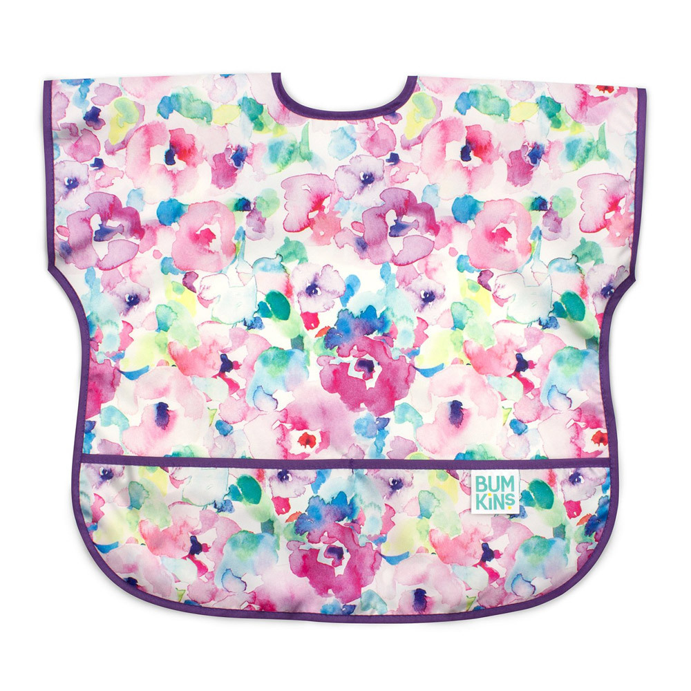 Waterproof Junior Bib - Watercolour