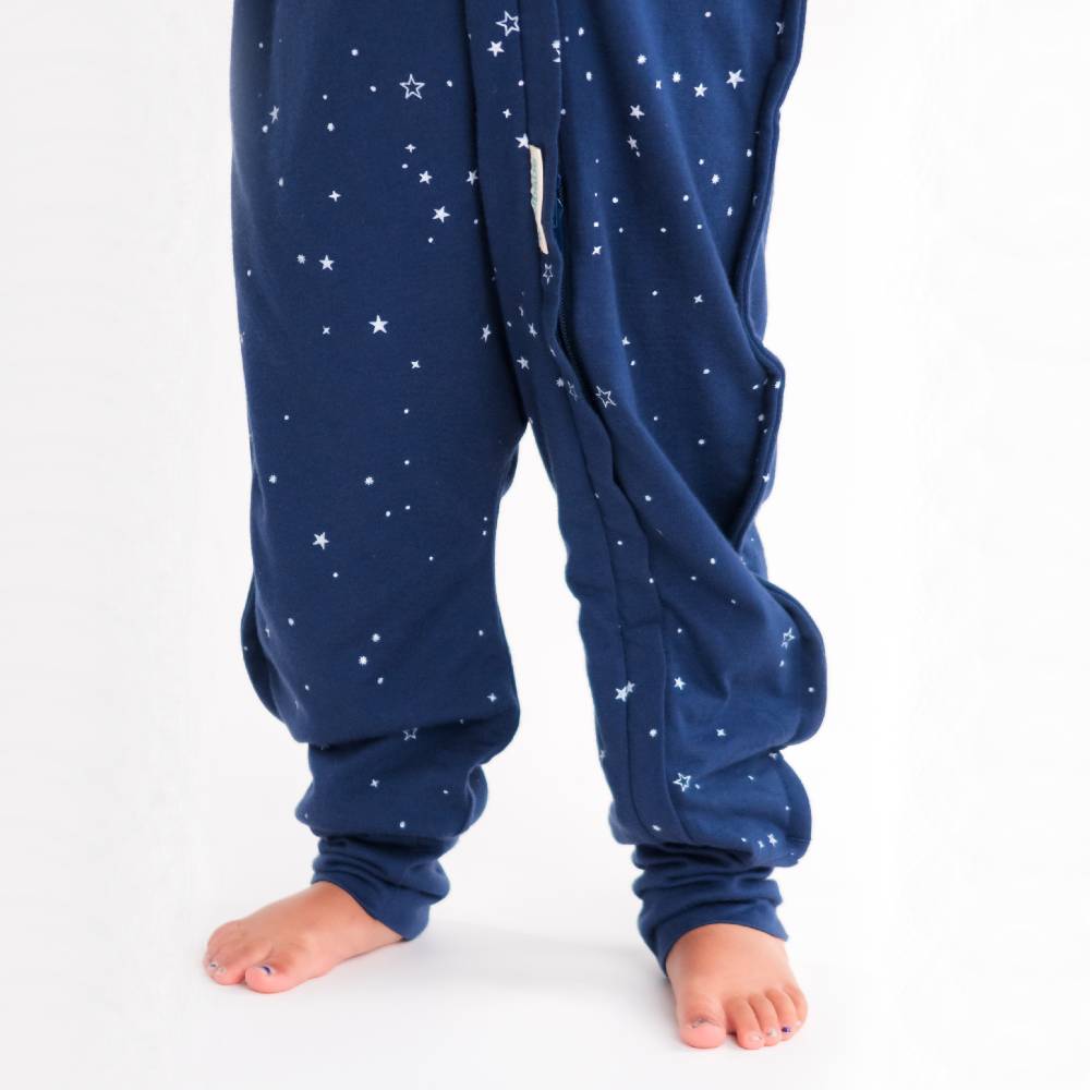Woolbabe 3-Seasons Merino/Organic Cotton Sleeping Suit - Tekapo Stars