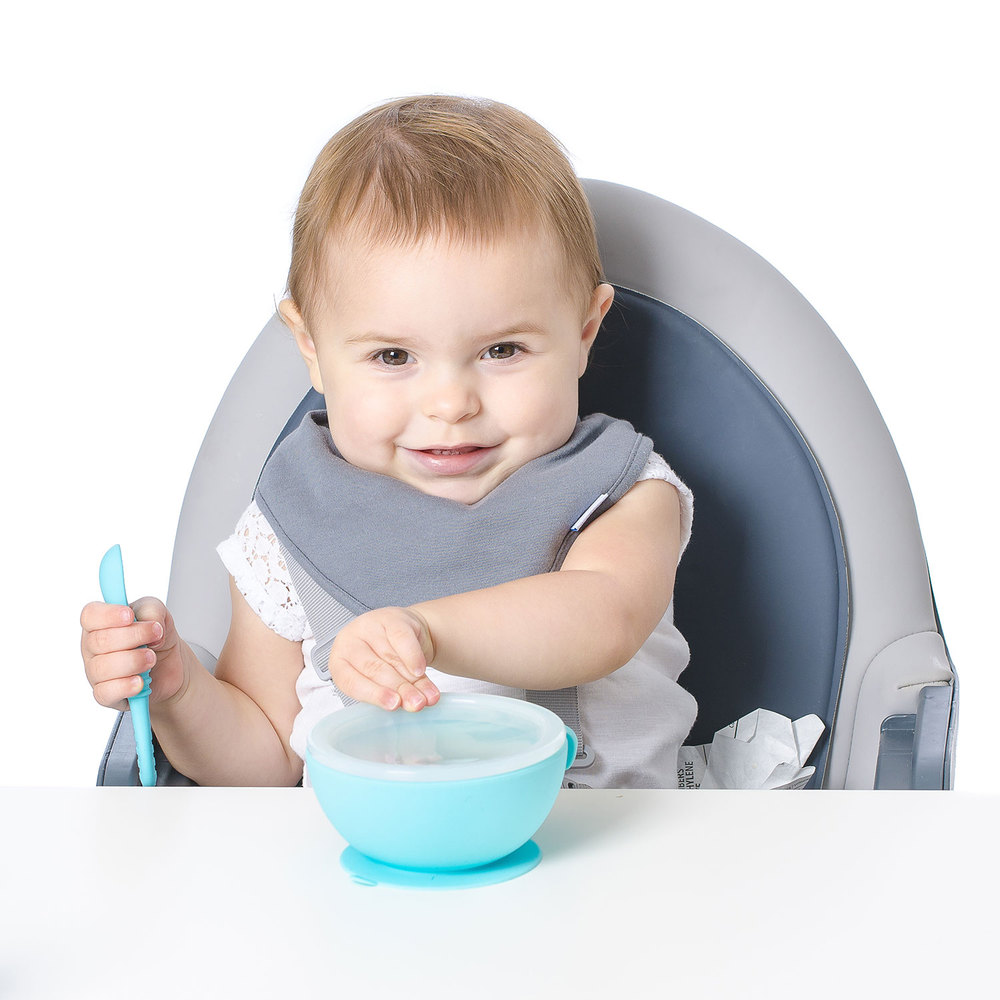 Bumkins, First Feeding Set, Blue