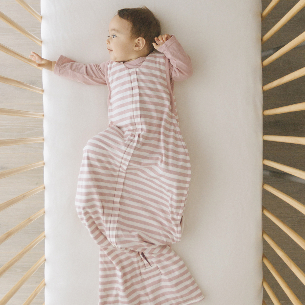 Woolbabe 3 Seasons Front Zip Merino/Organic Cotton Sleeping Bag  - Dusk