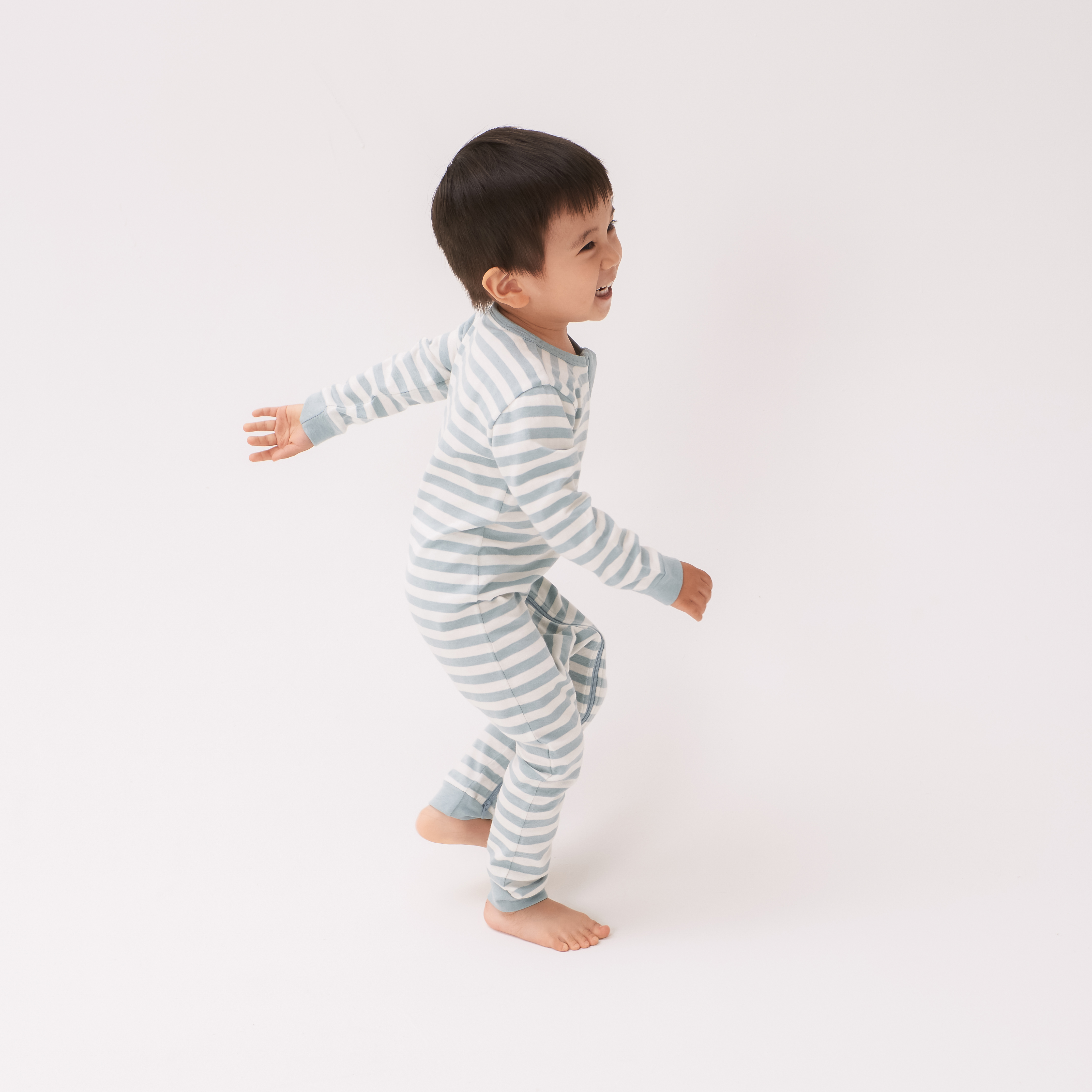 Woolbabe Merino/Organic Cotton PJ Suit - Tide