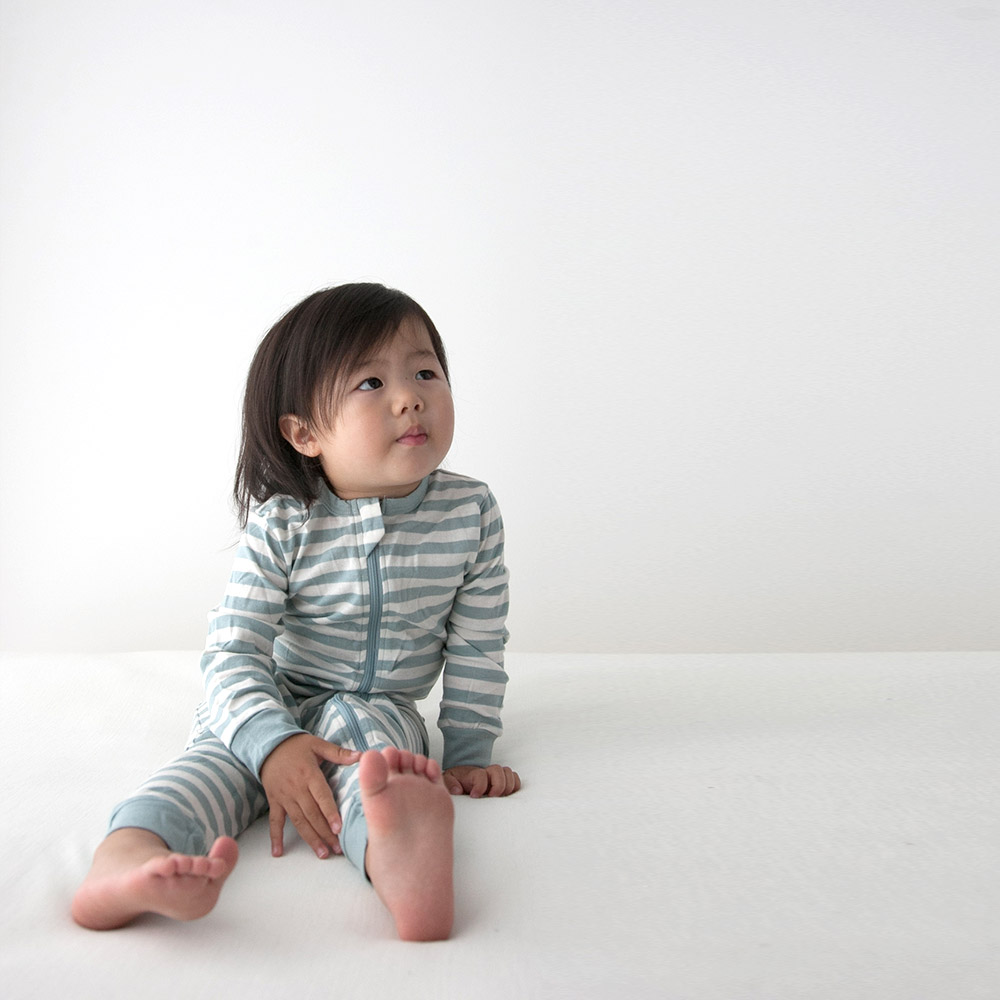 Woolbabe Merino/Organic Cotton PJ Suit - Tide