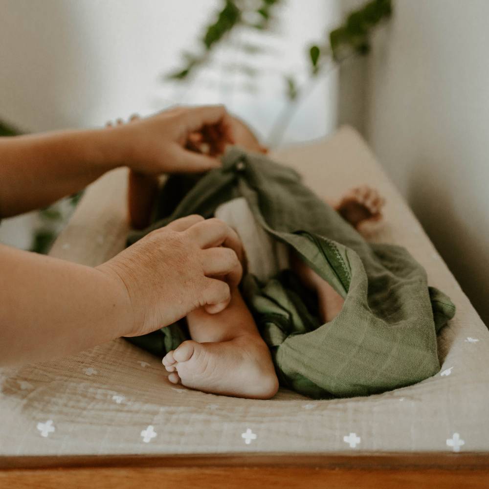 Cotton Muslin Sleeping Bag - Fern