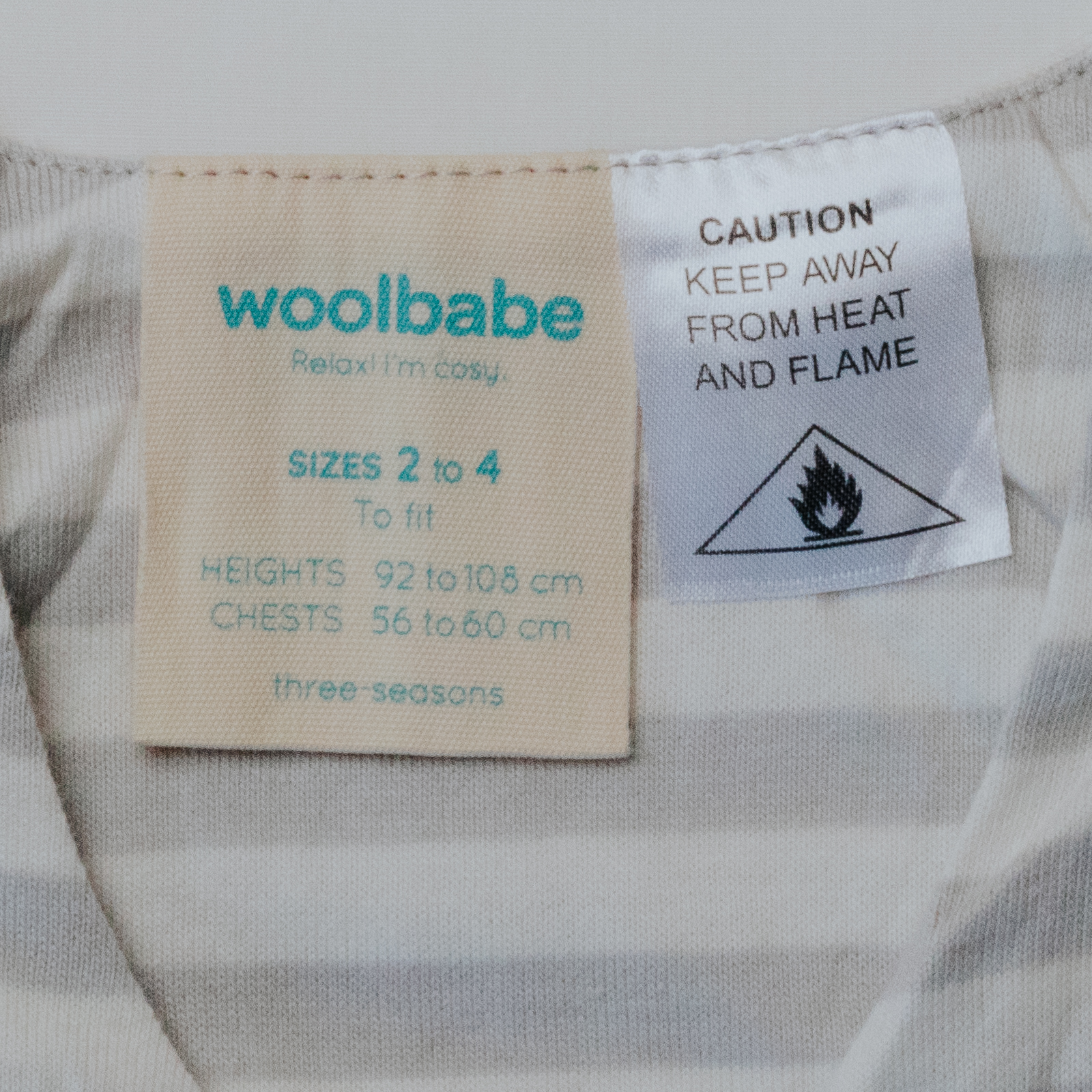 Woolbabe Duvet Merino/Organic Cotton Sleeping Suit - Tekapo Stars