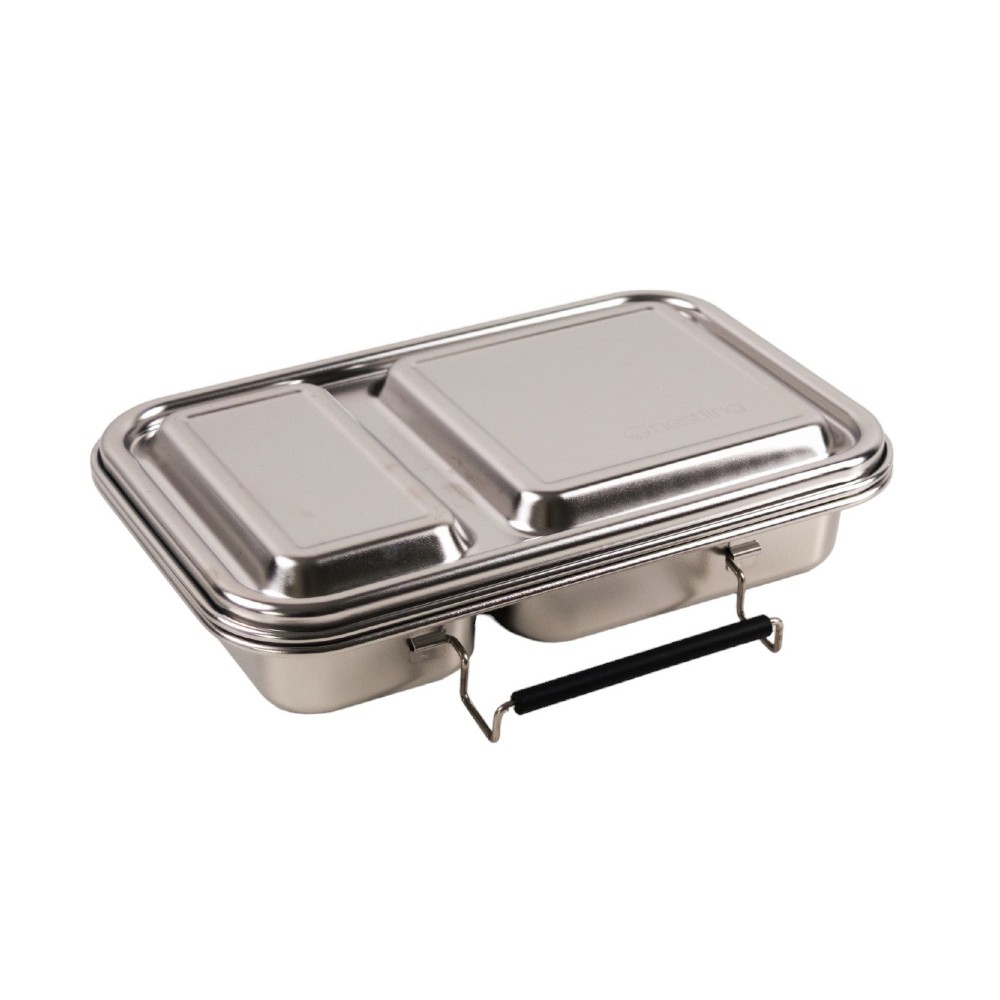 Nestling Stainless Steel Duo Bento Box