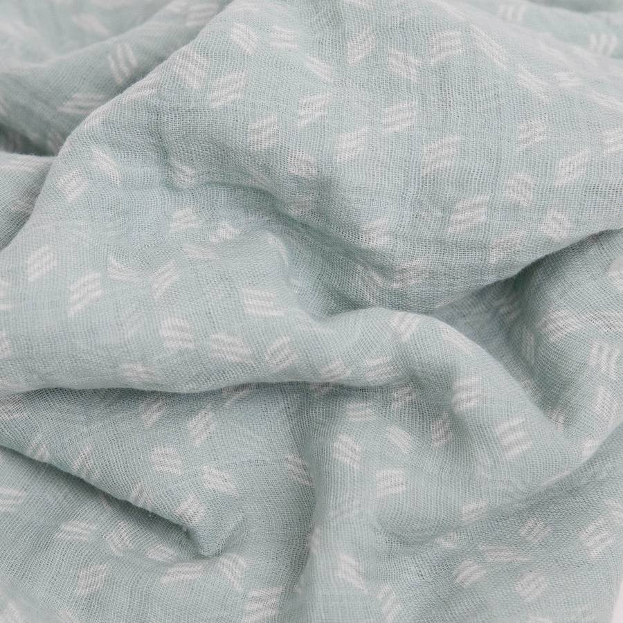 Little Unicorn Single Cotton Muslin Swaddle - Misty Field
