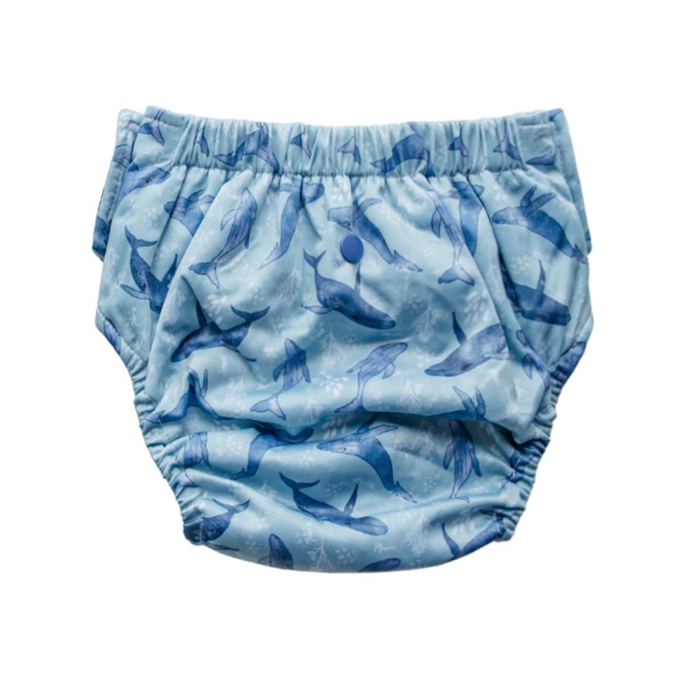 Nestling Swim Nappies - Whales