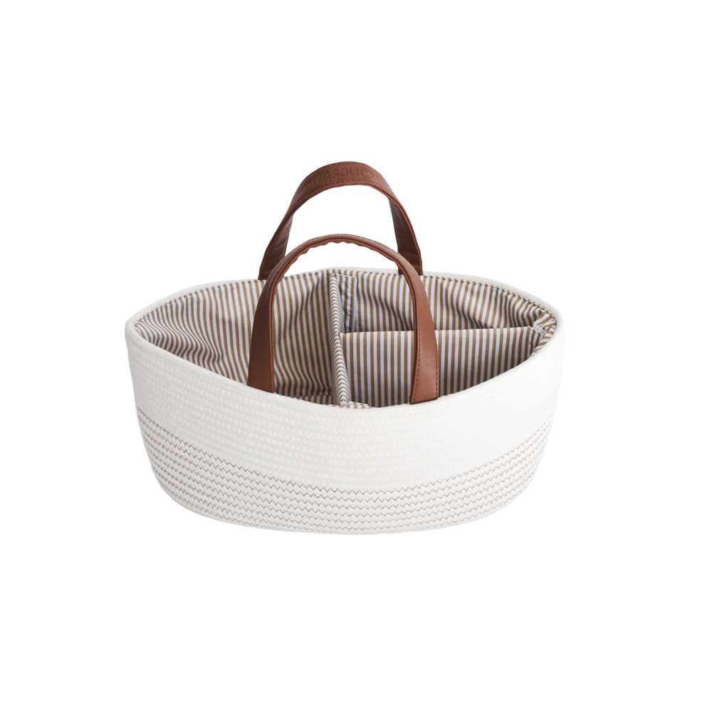 Nestling Nappy Caddy - White