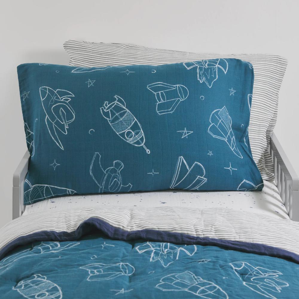 Little Unicorn Pillowcase 2pk - Blast Off