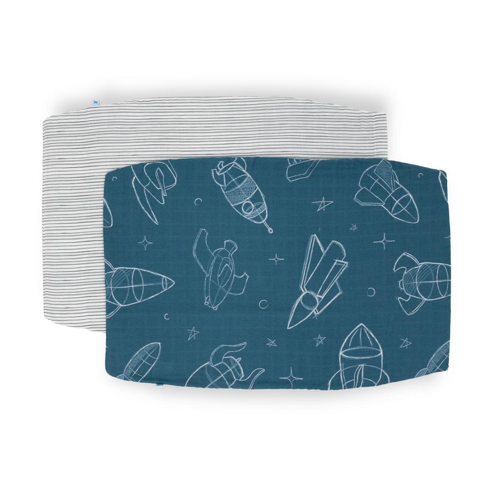 Little Unicorn Pillowcase 2pk - Blast Off