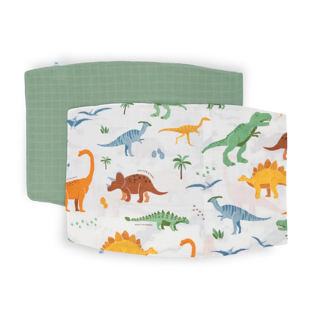 Little Unicorn Pillowcase 2pk - Dino Names