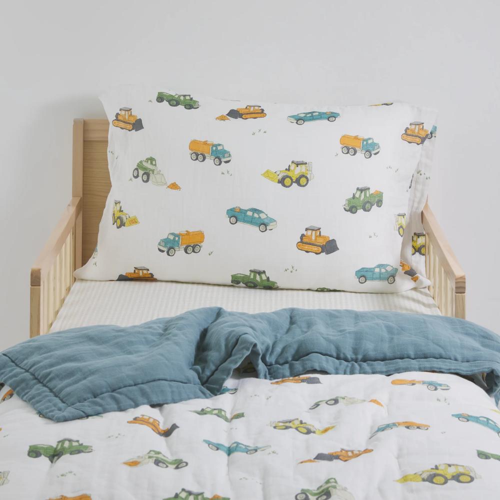 Little Unicorn Toddler Bedding Set - Work Trucks