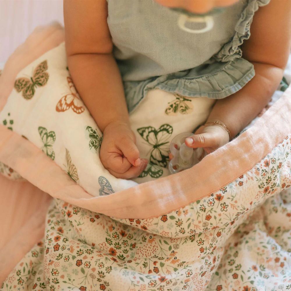 Little Unicorn Toddler Comforter - Butterflies