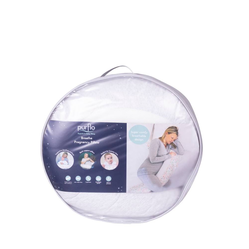 Purflo Breathe Pregnancy Pillow - Jardin