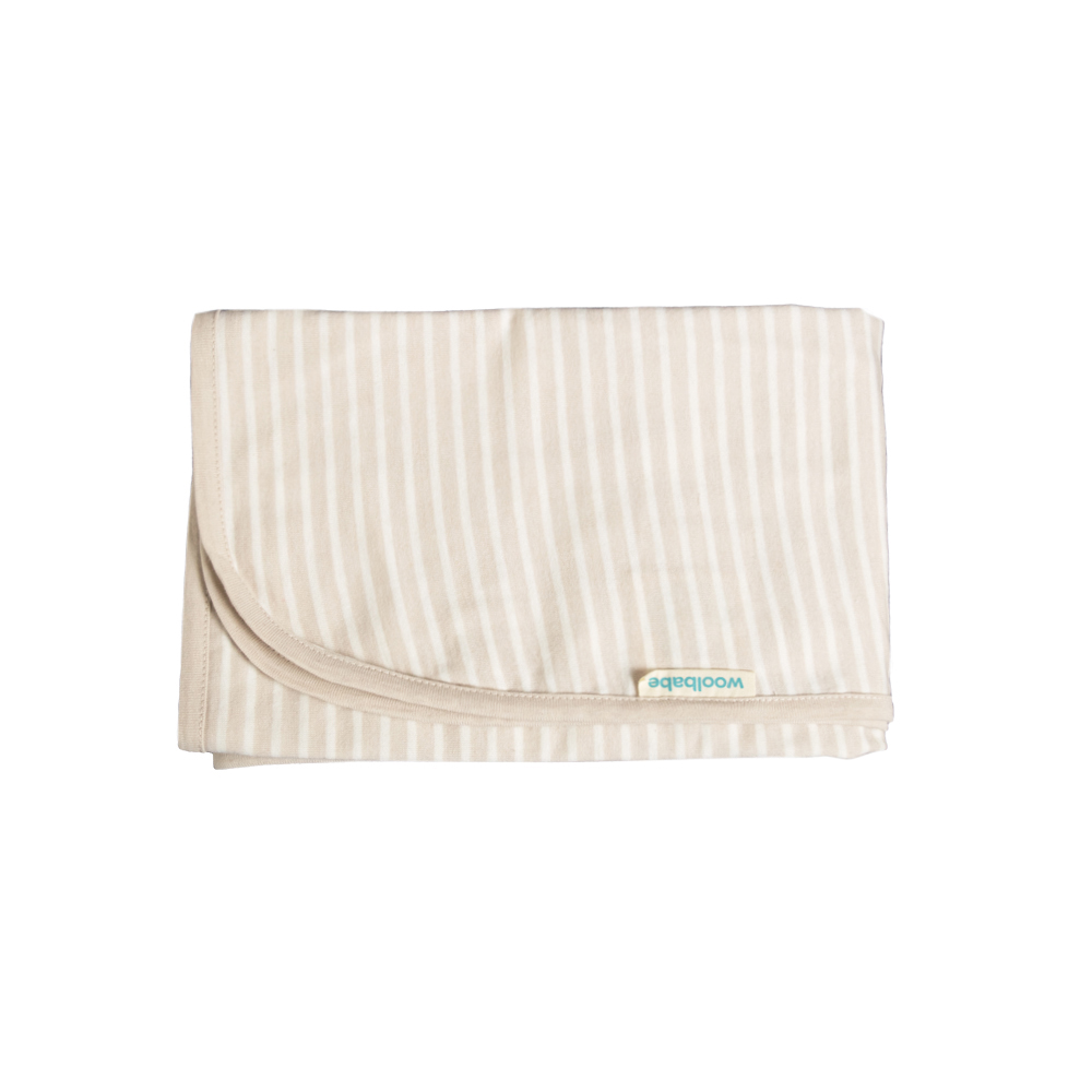 Woolbabe Merino/Organic Cotton Swaddle/Blanket - Dune