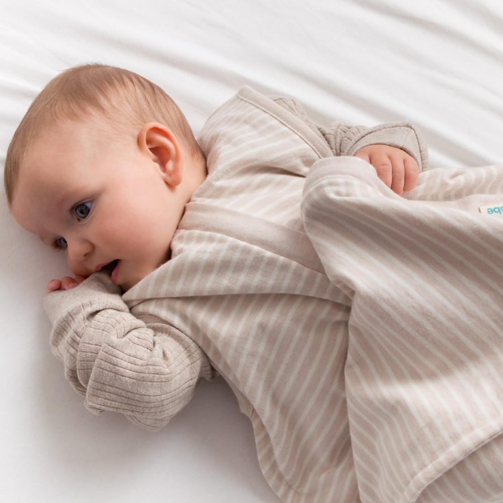 Woolbabe 3 Seasons Front Zip Merino/Organic Cotton Sleeping Bag - Dune