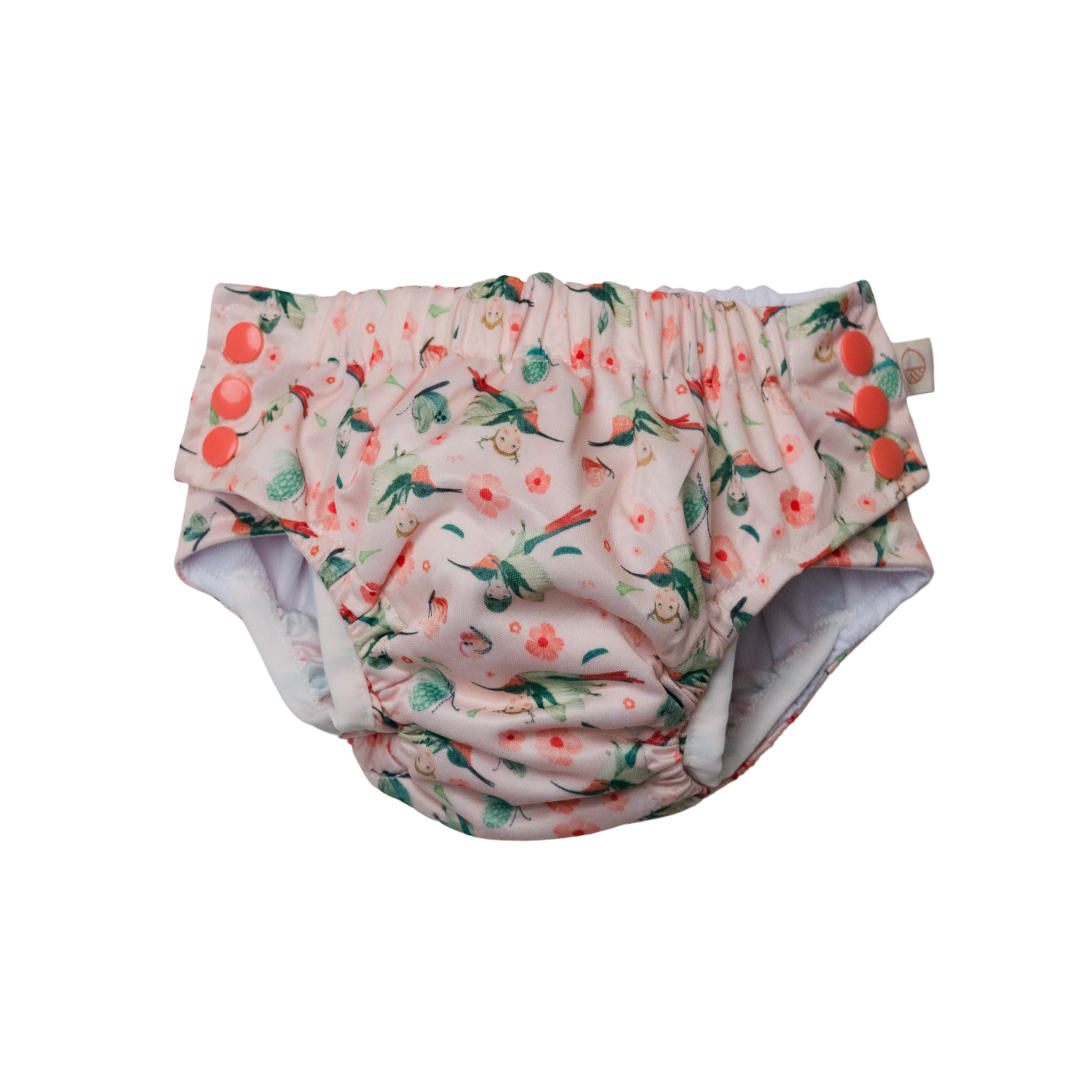 Nestling Swim Nappy - Pink Hummingbird