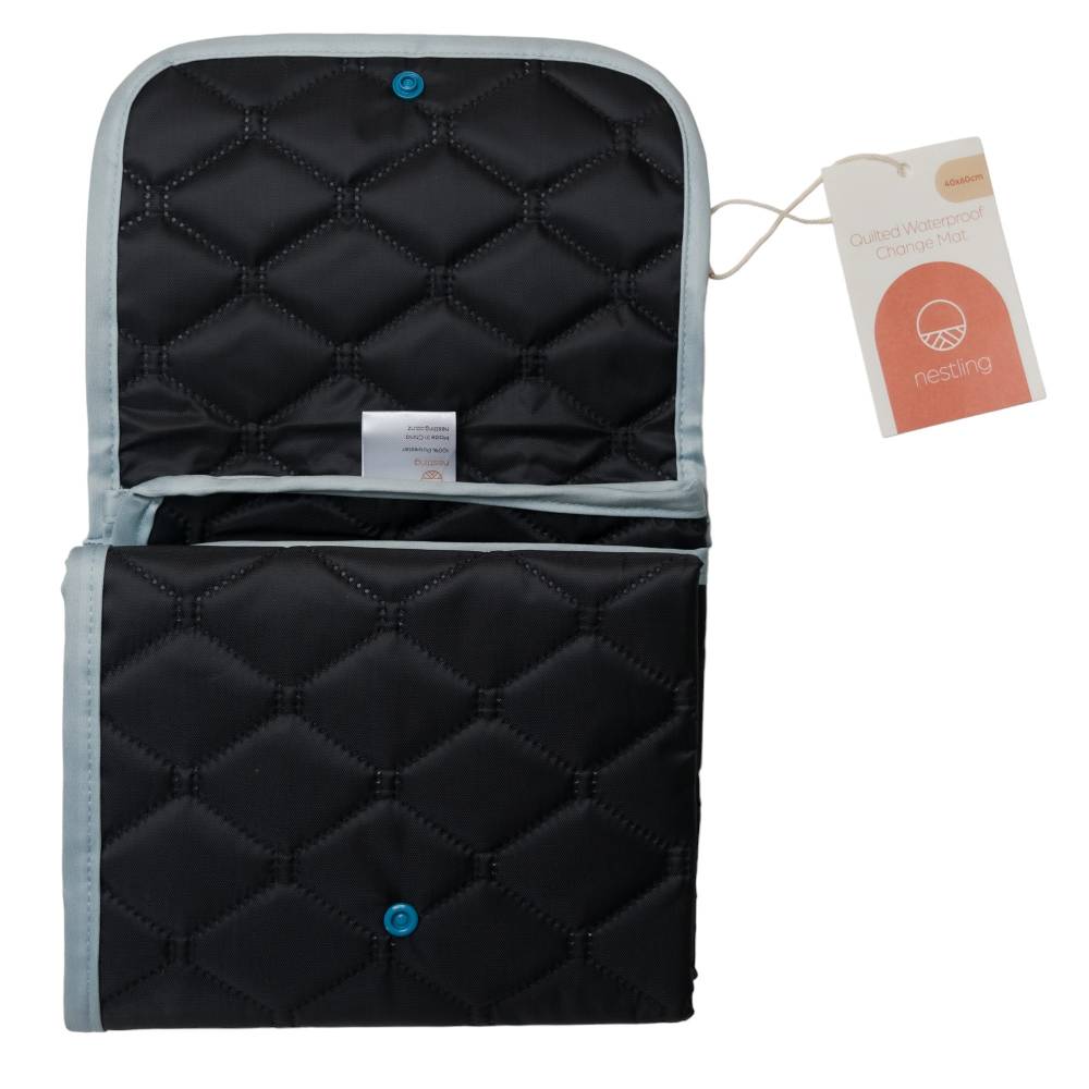Waterproof Quilted Change Mat - Sage