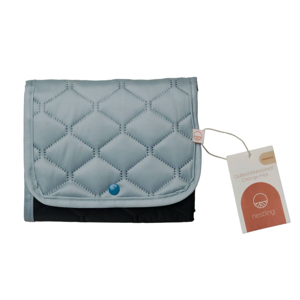 Waterproof Quilted Change Mat - Sage