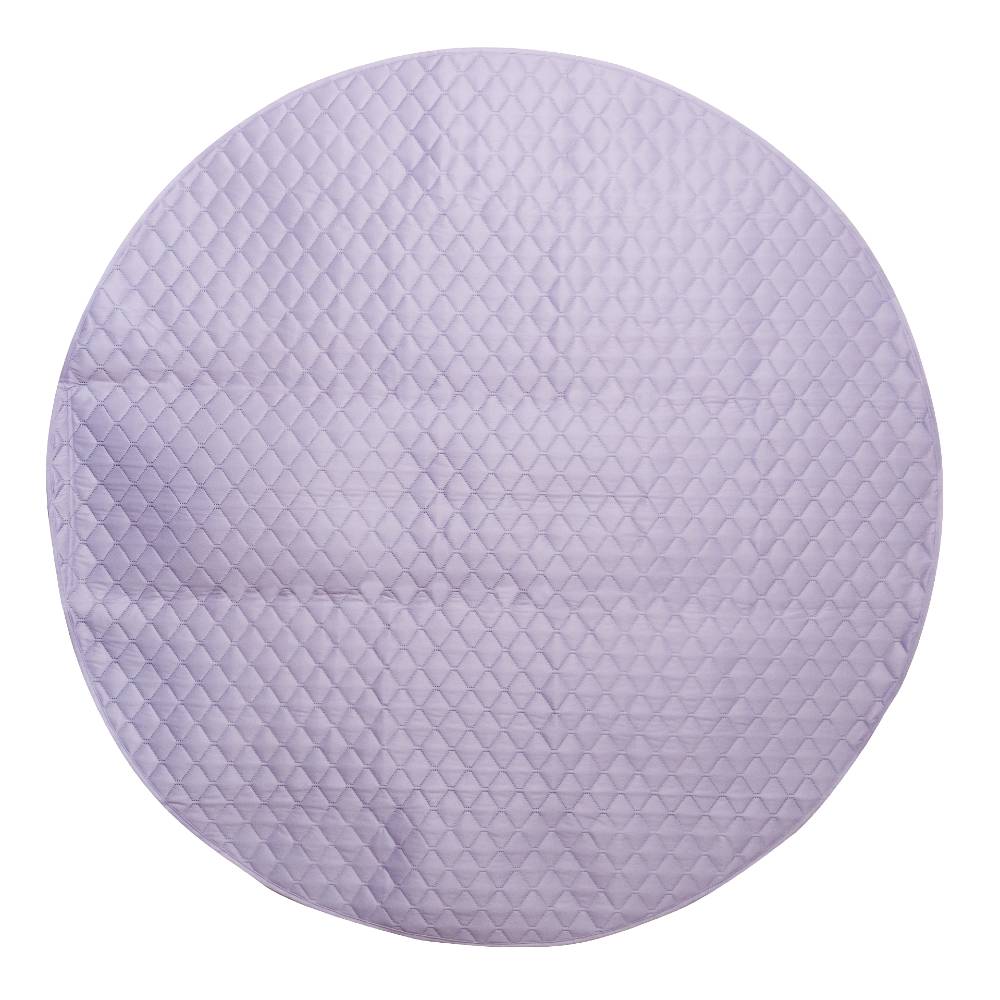 Large Waterproof Quilted Play Mat - Lilac - 140cm