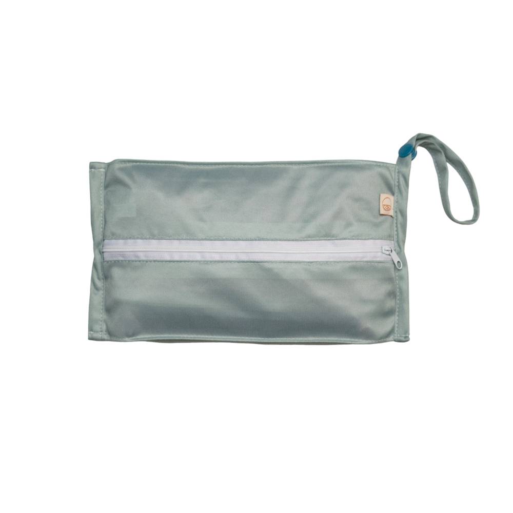 Nestling Reusable Wipes Bag - Sage