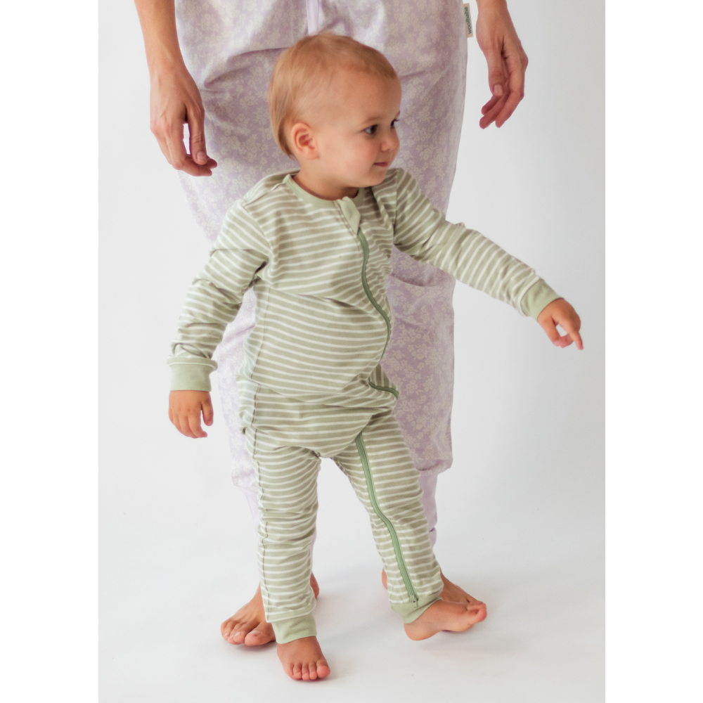 Woolbabe Merino/Organic Cotton PJ Suit - Meadow