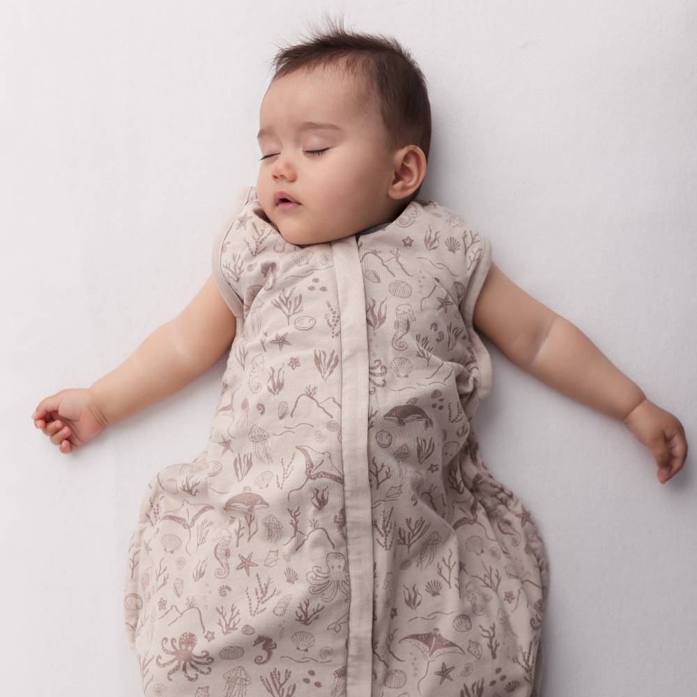 Woolbabe Summer Merino/Organic Sleeping Bag - Limited Edition - Dune Seascape