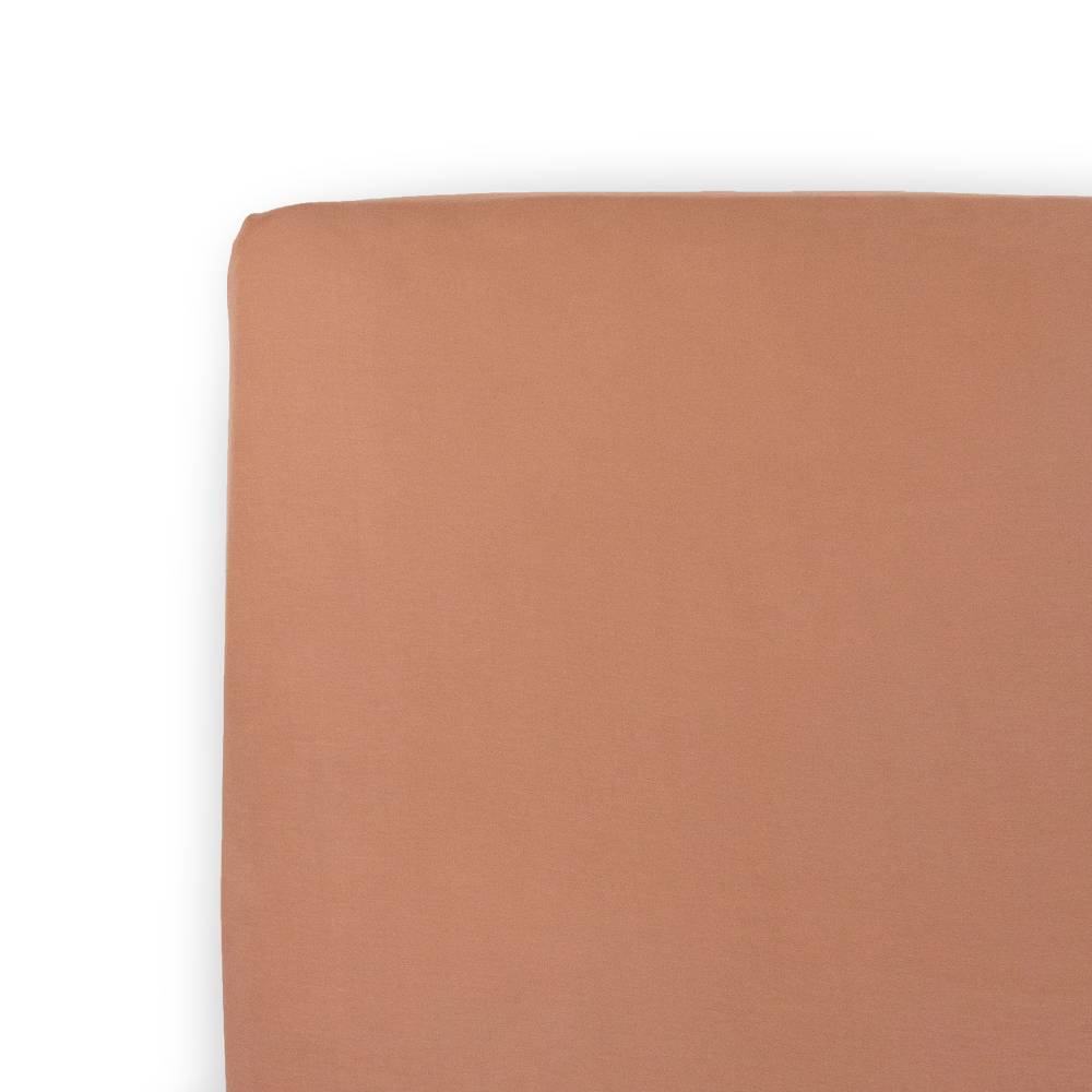 Little Unicorn Stretch Knit Fitted Cot Sheet - Terracotta